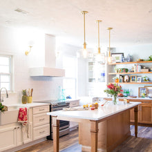 Load image into Gallery viewer, Carrie Wall Light in dining room.
