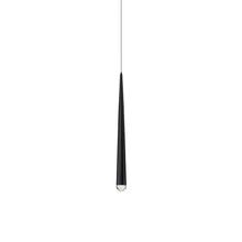 Load image into Gallery viewer, Cascade Crystal LED Pendant Light in Small/Black.
