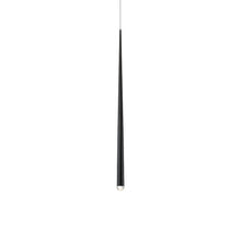 Load image into Gallery viewer, Cascade Crystal LED Pendant Light in Large/Black.
