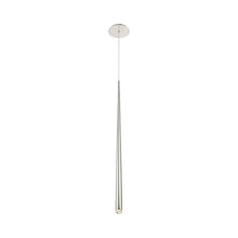 Load image into Gallery viewer, Cascade Crystal LED Pendant Light in Silver.
