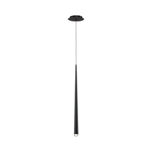 Load image into Gallery viewer, Cascade Crystal LED Pendant Light in Detail.
