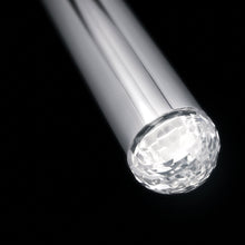 Load image into Gallery viewer, Cascade Crystal LED Pendant Light in Detail.
