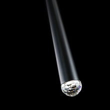 Load image into Gallery viewer, Cascade Crystal LED Pendant Light in Detail.
