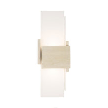 Load image into Gallery viewer, Acuo LED Wall Light in White Washed Oak.
