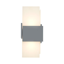 Load image into Gallery viewer, Acuo Outdoor LED Wall Light in Matte Grey.

