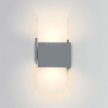 Load image into Gallery viewer, Acuo Outdoor LED Wall Light in Detail.
