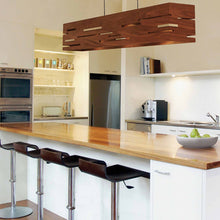 Load image into Gallery viewer, Aeris LED Linear Pendant Light in kitchen.
