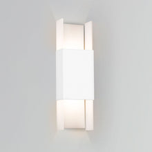 Load image into Gallery viewer, Ansa Outdoor LED Up and Down Wall Light in Detail.
