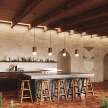 Load image into Gallery viewer, Bimar Pendant Light in dining room.
