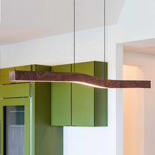 Load image into Gallery viewer, Camur LED Linear Pendant Light in dining room.
