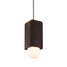 Load image into Gallery viewer, Cano Pendant Light in Dark Stained Walnut.
