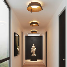 Load image into Gallery viewer, Casia LED Flush Mount Ceiling Light in hallway.
