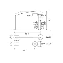 Load image into Gallery viewer, Fons LED Floor Lamp - line drawing.
