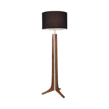 Load image into Gallery viewer, Forma LED Floor Lamp in Walnut/Black Amaretto.
