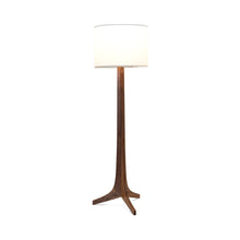 Load image into Gallery viewer, Nauta Floor Lamp in White Linen (No Shelf).

