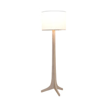 Load image into Gallery viewer, Nauta Floor Lamp in White Linen (No Shelf).

