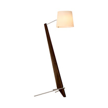 Load image into Gallery viewer, Silva Giant Floor Lamp in Dark Stain Walnut.
