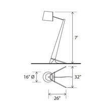 Load image into Gallery viewer, Silva Giant Floor Lamp - line drawing.
