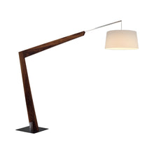 Load image into Gallery viewer, Valeo LED Floor Lamp in Walnut.
