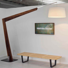 Load image into Gallery viewer, Valeo LED Floor Lamp in exhibition.

