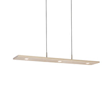 Load image into Gallery viewer, Vix LED Linear Pendant Light in White Washed Oak (Medium).
