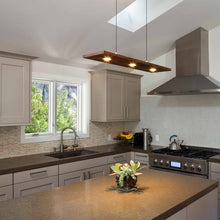 Load image into Gallery viewer, Vix LED Linear Pendant Light in kitchen.
