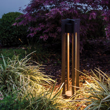 Load image into Gallery viewer, Chamber LED Bollard in outside area.
