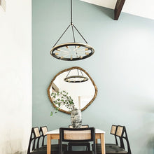 Load image into Gallery viewer, Chambers Chandeliers in dining room.
