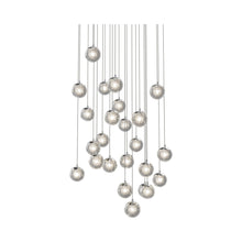 Load image into Gallery viewer, Champagne Bubbles LED Multi Light Pendant Light (24-Light).
