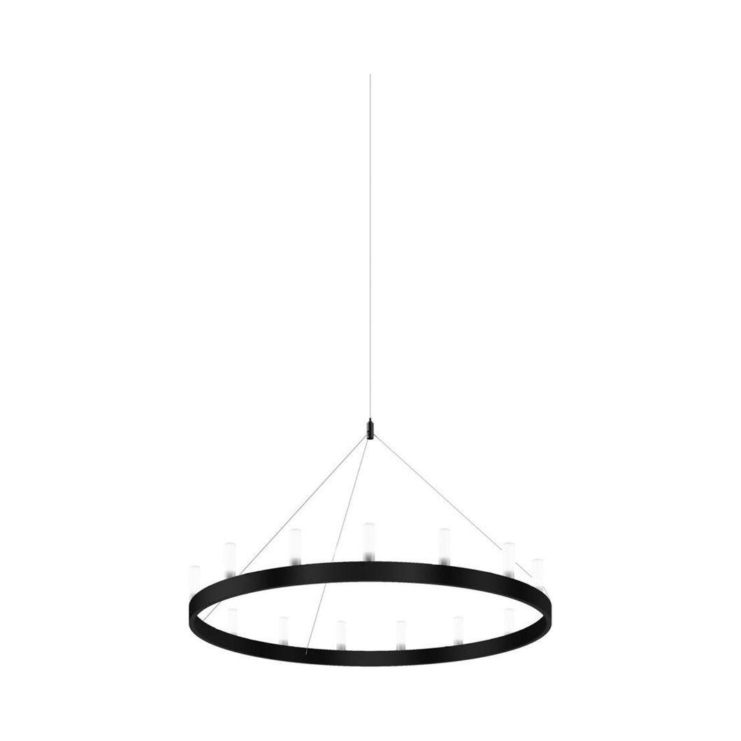 Chandelier in Small/Black and White.