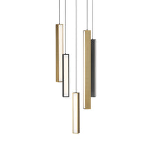 Load image into Gallery viewer, Chaos LED Chandelier in Detail.
