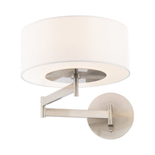 Load image into Gallery viewer, Chelsea LED Swing Arm Wall Light in Black.
