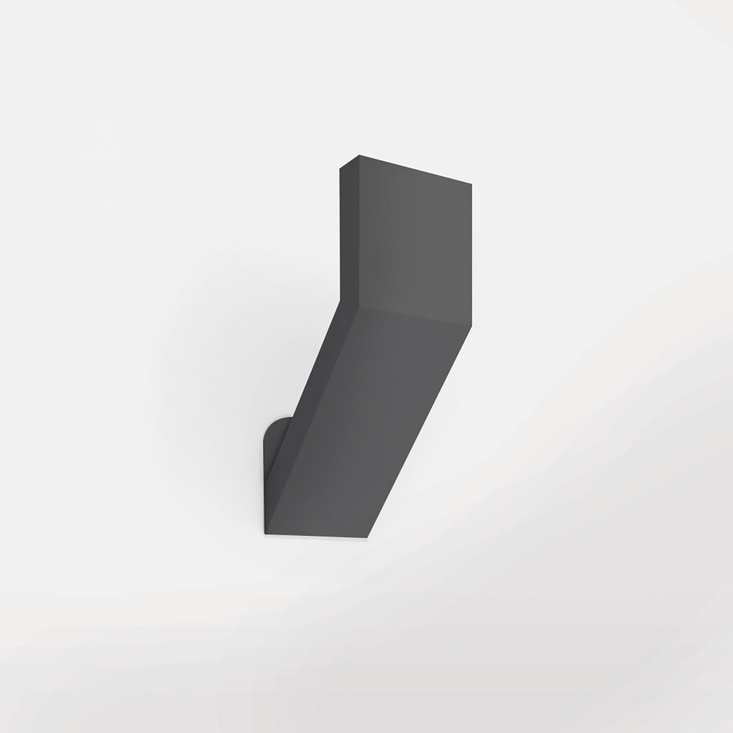 Chilone Outdoor Wall Light in Anthracite Grey.