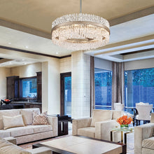 Load image into Gallery viewer, Chime Pendant Light in living room.
