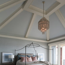 Load image into Gallery viewer, Chimera Pendant Light in living room.
