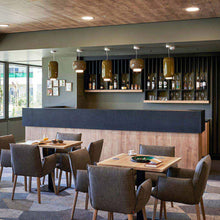 Load image into Gallery viewer, Chouchin 2 LED Pendant Light in dining room.
