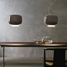 Load image into Gallery viewer, Chouchin 3 LED Pendant Light in dining room.
