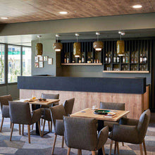 Load image into Gallery viewer, Chouchin 3 LED Pendant Light in dining room.
