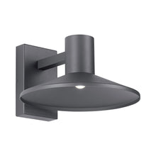 Load image into Gallery viewer, Ash Outdoor LED Wall Light in 12-Inch / Charcoal.
