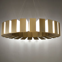 Load image into Gallery viewer, Chronos LED Pendant Light in Detail.
