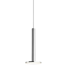 Load image into Gallery viewer, Cielo XL LED Pendant Light in Satin Aluminum.
