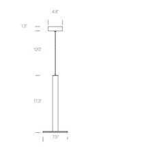 Load image into Gallery viewer, Cielo XL LED Pendant Light - line drawing.
