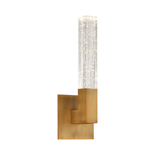 Load image into Gallery viewer, Cinema LED Wall Light in Gold.
