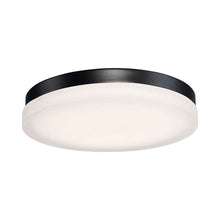 Load image into Gallery viewer, Circa Round LED Flush Mount Ceiling Light in Large/Black.
