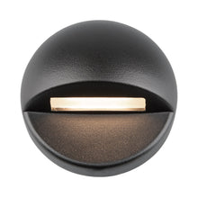Load image into Gallery viewer, Circle LED Deck and Patio Light in Bronzed Brass.
