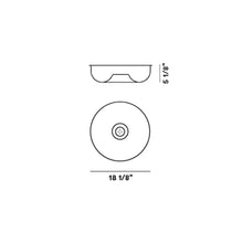 Load image into Gallery viewer, Circus 07 Ceiling / Wall Light - line drawing.

