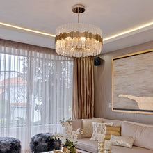 Load image into Gallery viewer, Ciro Pendant Light in living room.
