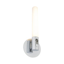 Load image into Gallery viewer, Clare LED Bath Wall Light in Brushed Nickel.
