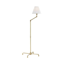 Load image into Gallery viewer, Classic No.1 Floor Lamp in Aged Brass.
