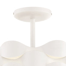 Load image into Gallery viewer, Coastal Current LED Semi-Flush Mount Ceiling Light Detail.
